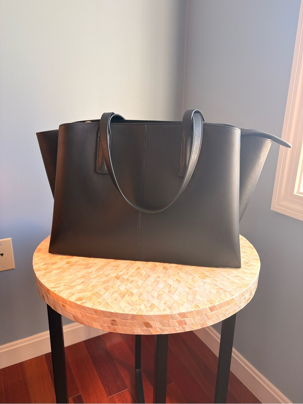 Fresh New York Black Paloma Tote Bag